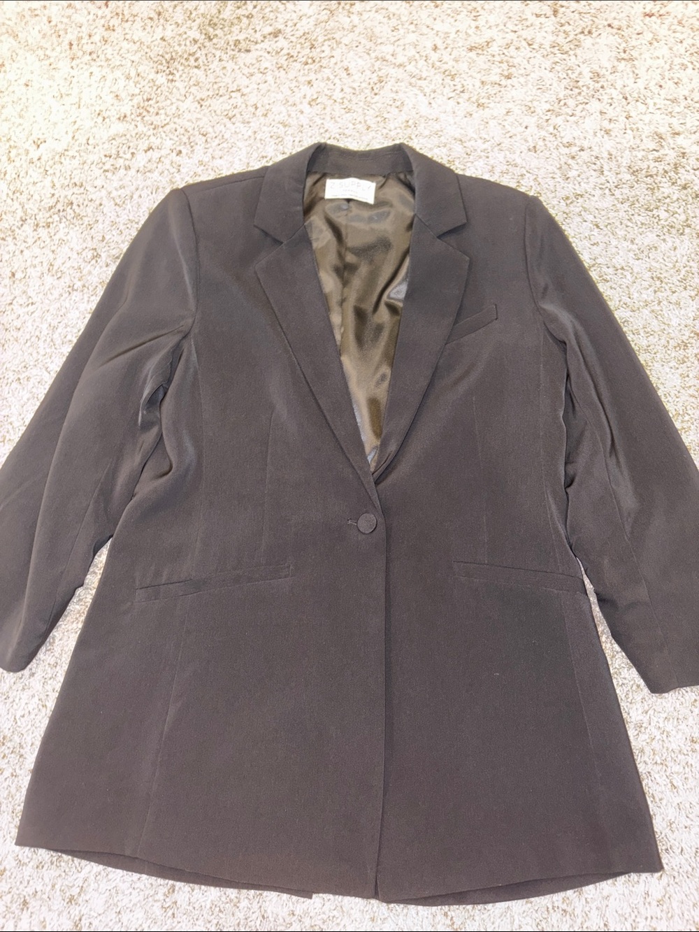 Z Supply Black Single-Button Blazer